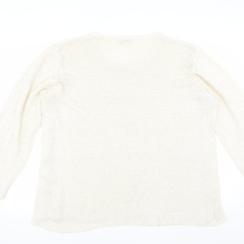 Julipa Womens Ivory   Pullover Jumper Size 28