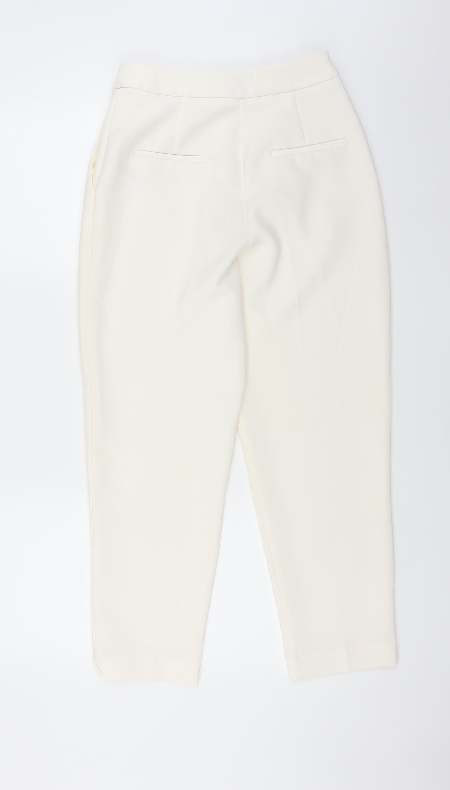 Topshop Womens Ivory   Trousers  Size 8 L26 in