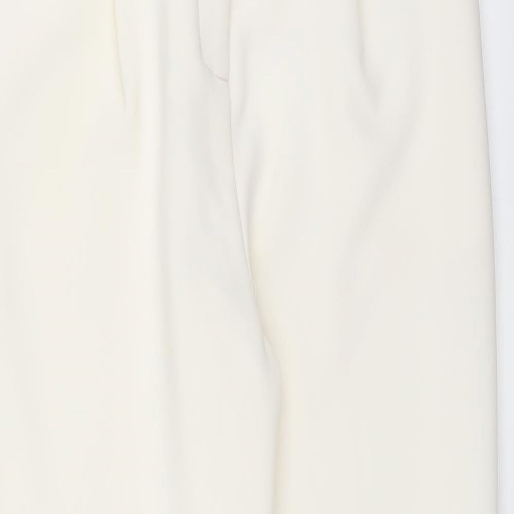 Topshop Womens Ivory   Trousers  Size 8 L26 in