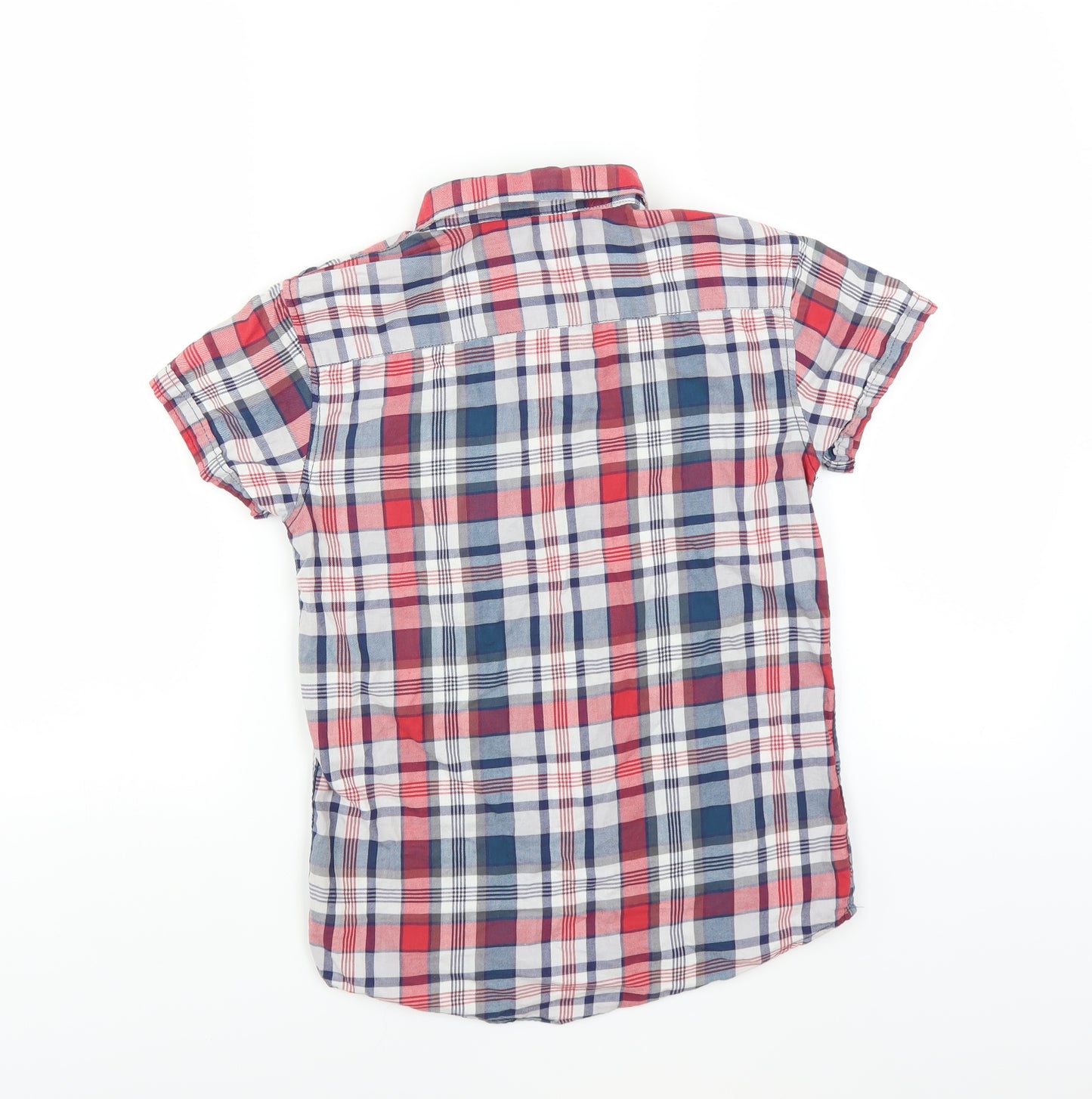 George Boys Multicoloured Check  Basic Button-Up Size 11-12 Years