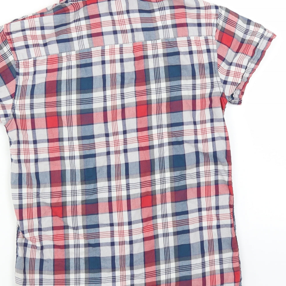 George Boys Multicoloured Check  Basic Button-Up Size 11-12 Years