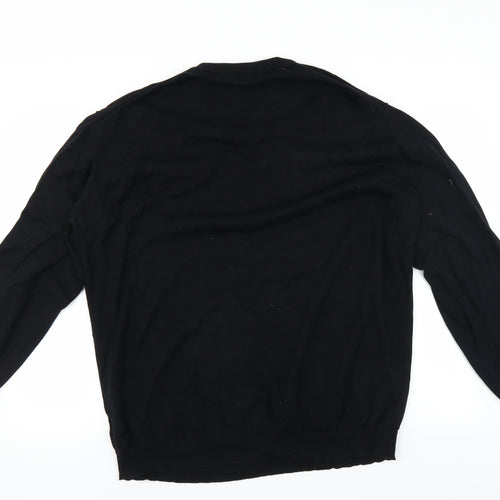 & Brand Mens Black   Pullover Jumper Size XL