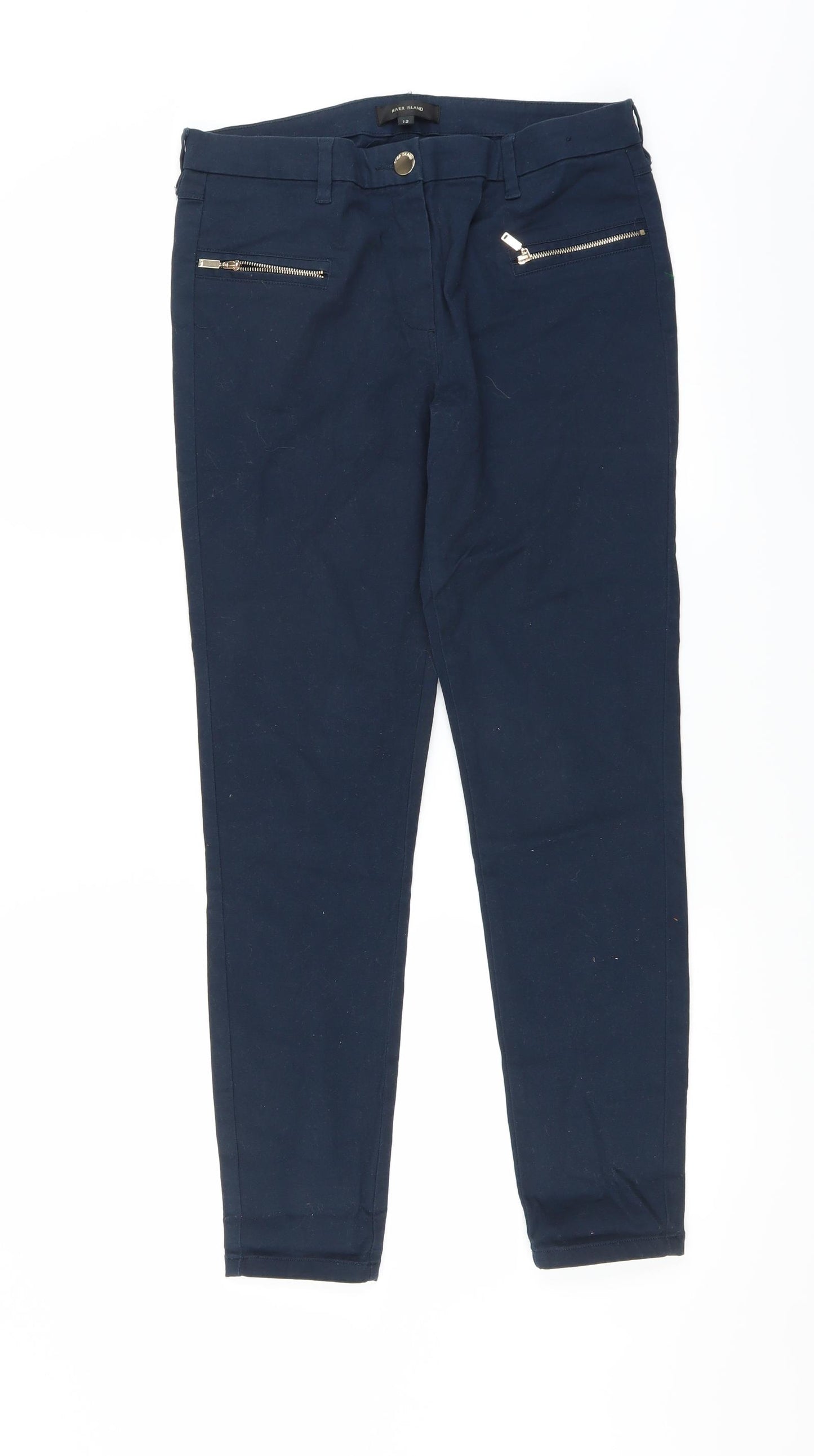 River Island Womens Blue   Skinny Jeans Size 12 L28 in