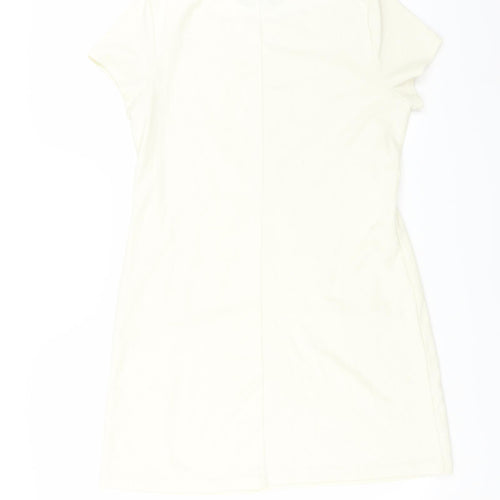 Dorothy Perkins Womens Ivory   T-Shirt Dress  Size 12