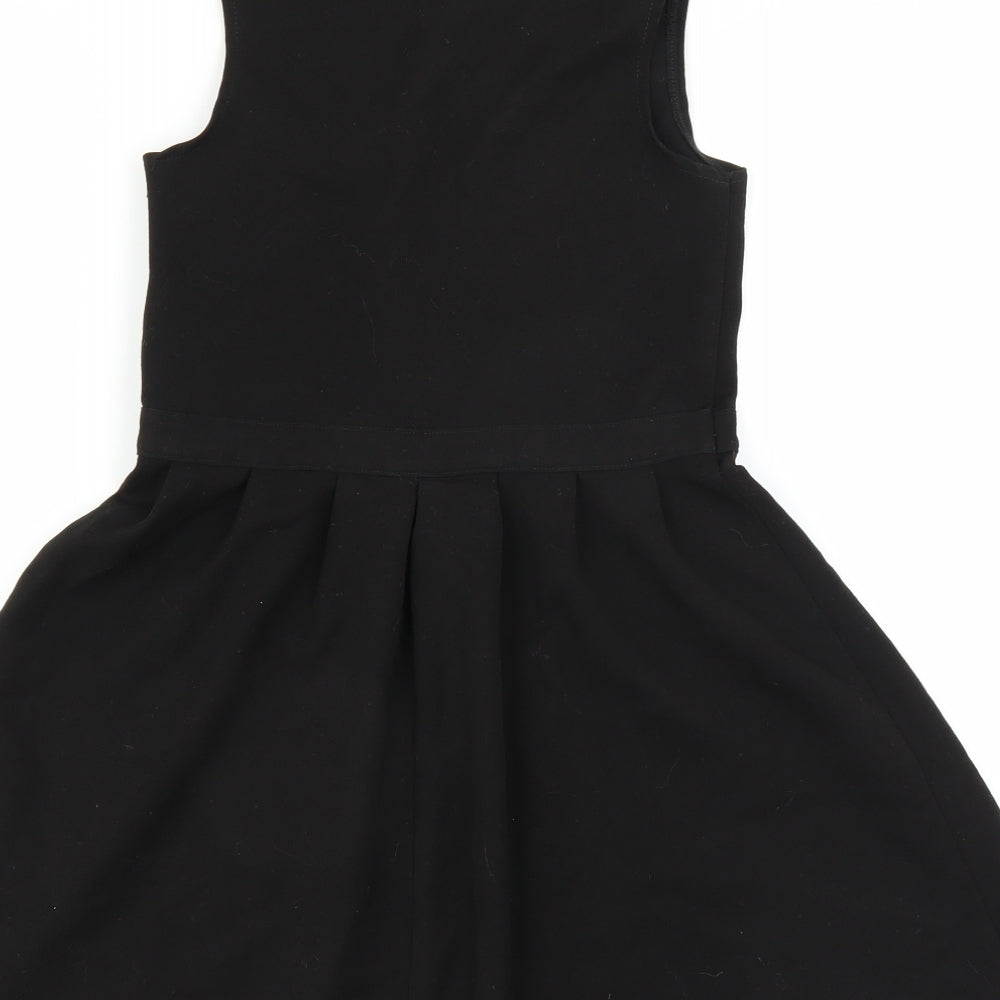 George Girls Black   Fit & Flare  Size 7-8 Years