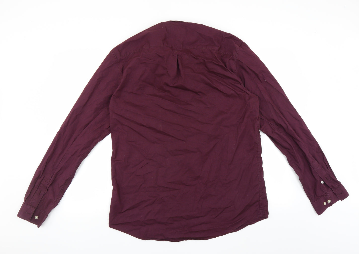 River Island Mens Purple    Button-Up Size L