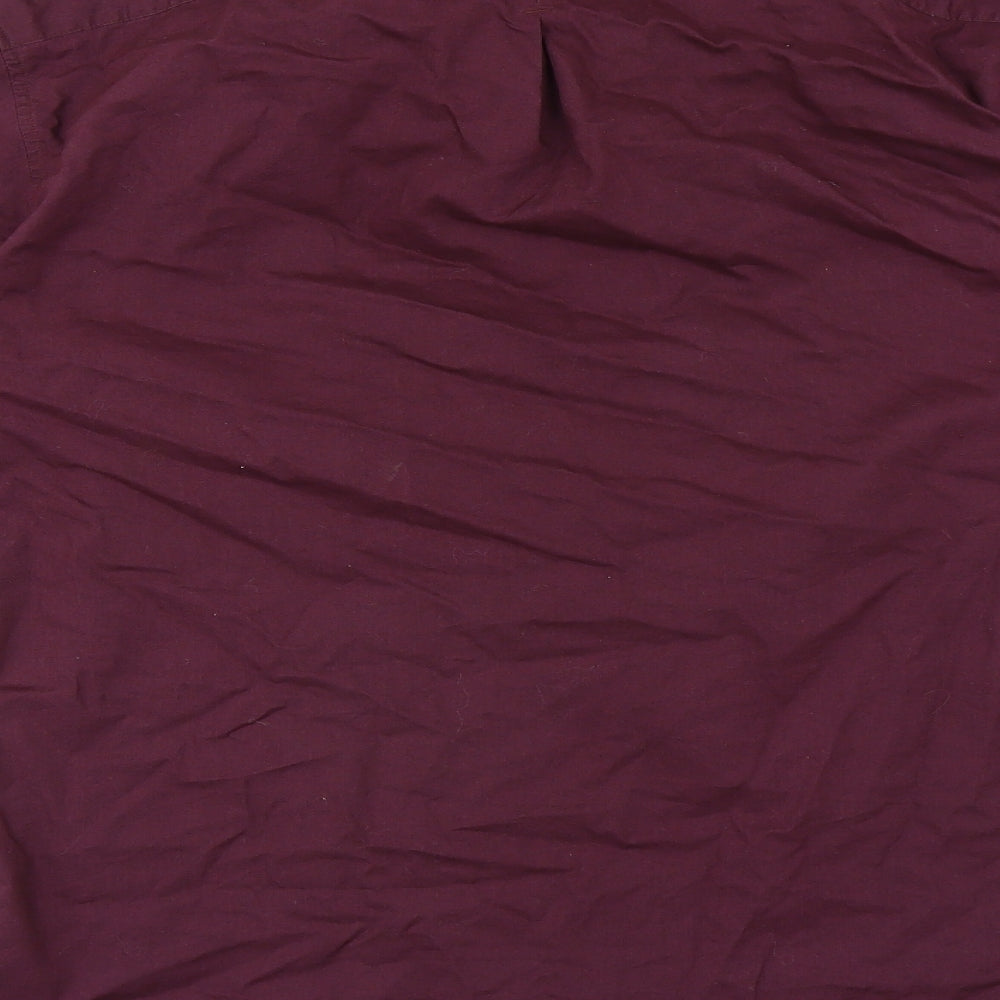 River Island Mens Purple    Button-Up Size L
