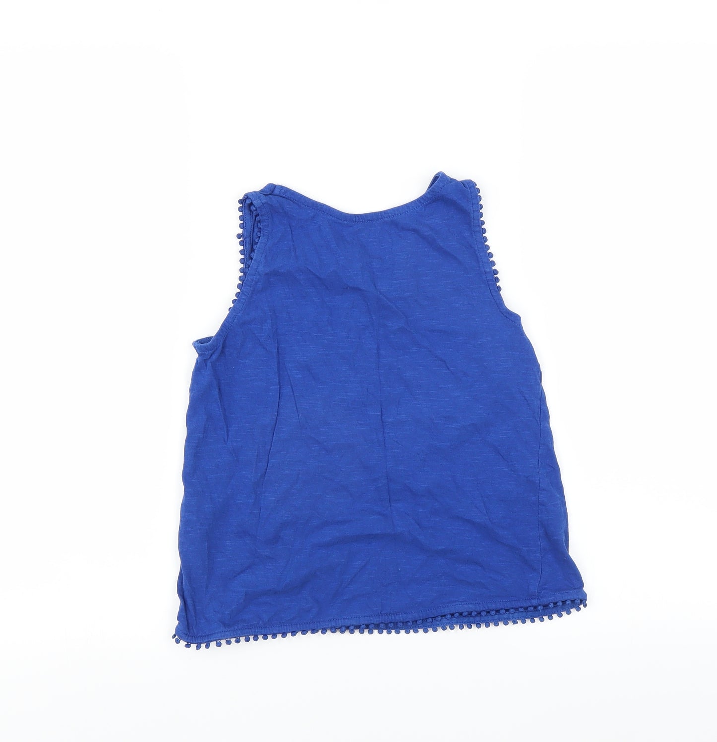 pepperts! Girls Blue   Basic Tank Size 8-9 Years