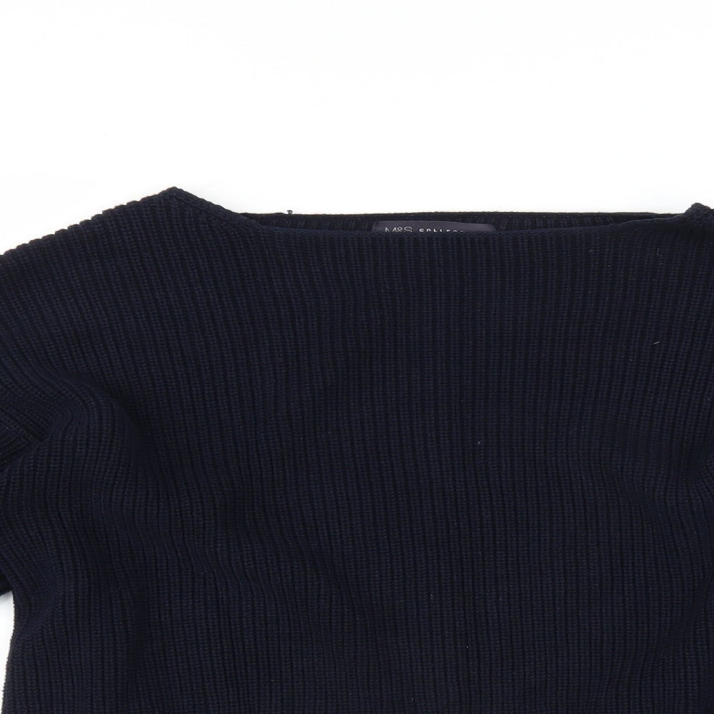 Marks and Spencer Womens Blue   Pullover Jumper Size M