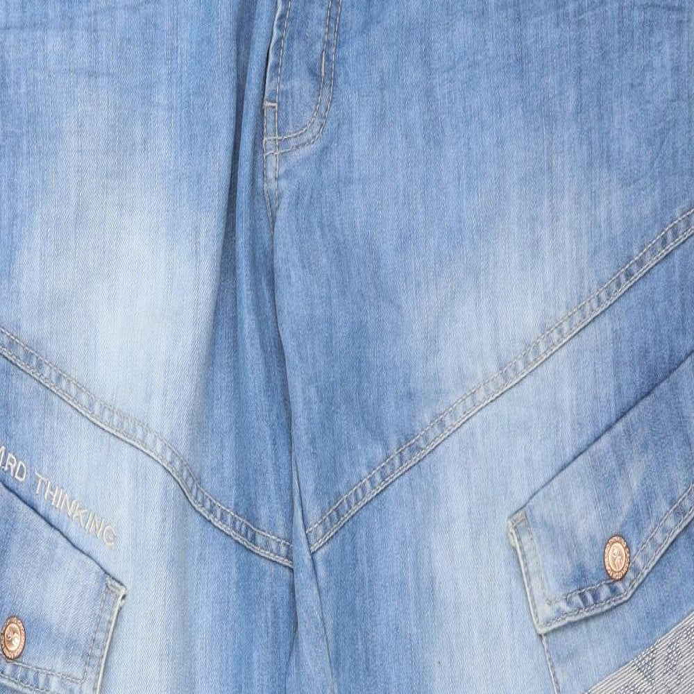 Crosshatch Mens Blue   Straight Jeans Size 40 in L33 in