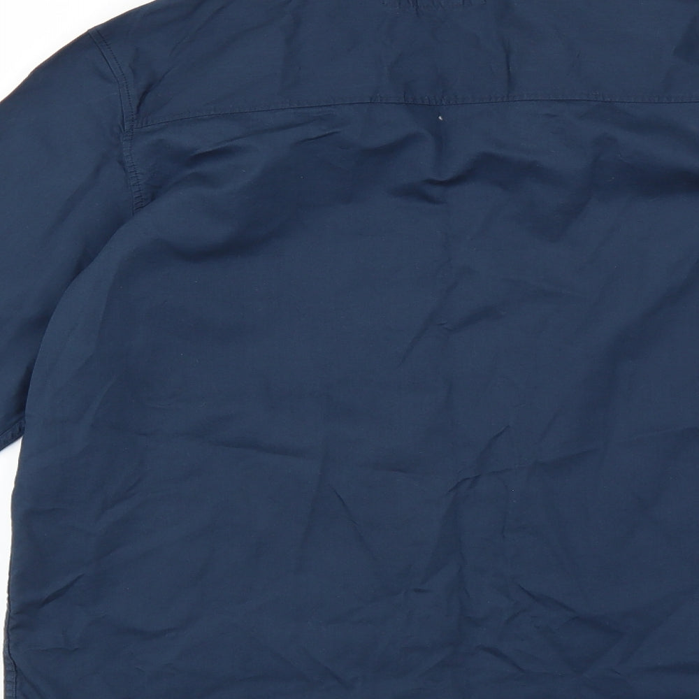 H&M Boys Blue   Basic Button-Up Size 13-14 Years
