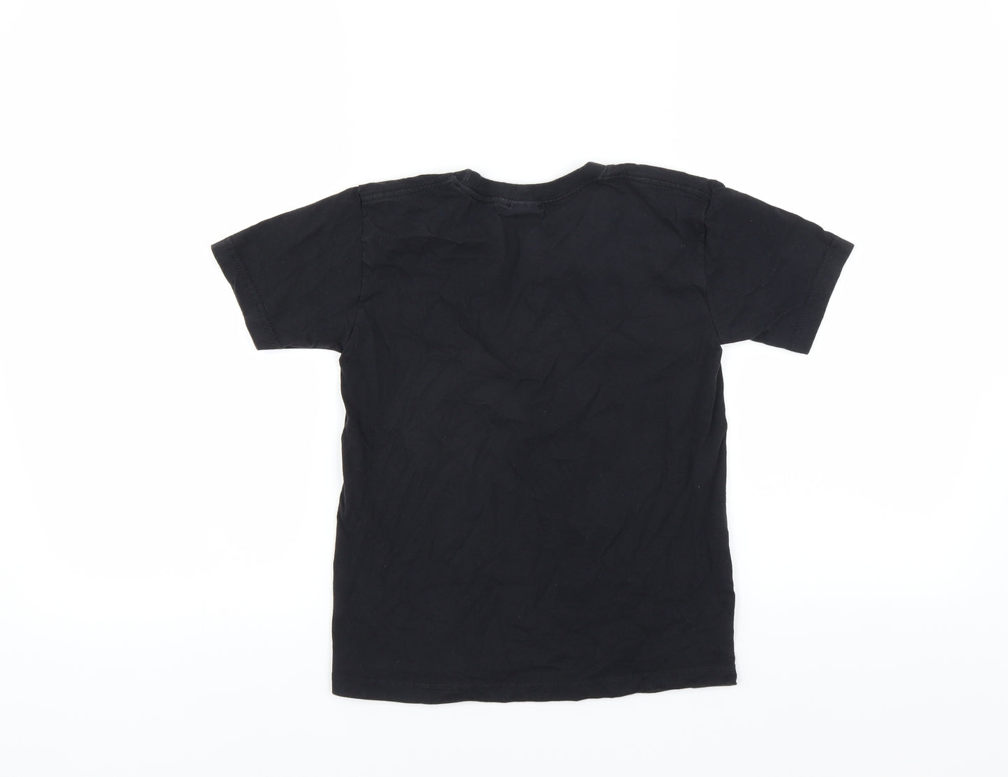 Fruit of the Loom Girls Black   Basic T-Shirt Size 7-8 Years  - juicy fitness