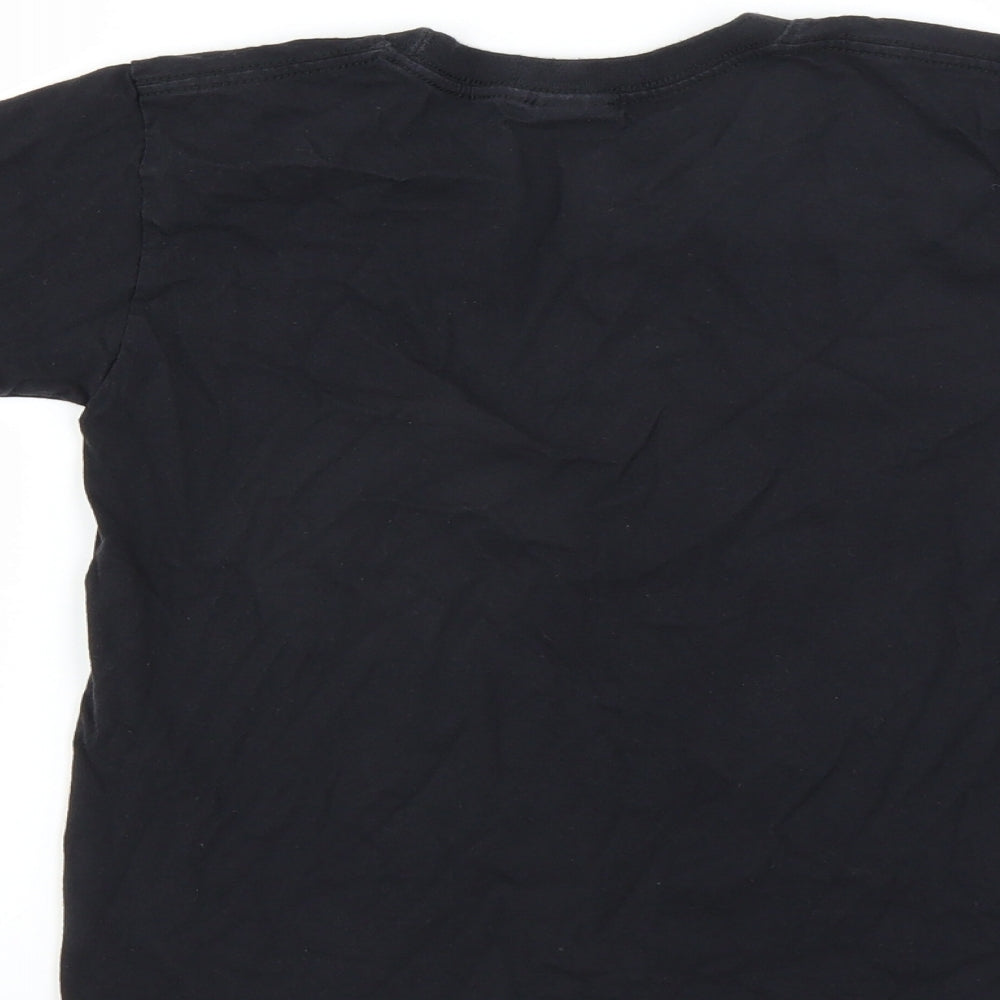 Fruit of the Loom Girls Black   Basic T-Shirt Size 7-8 Years  - juicy fitness