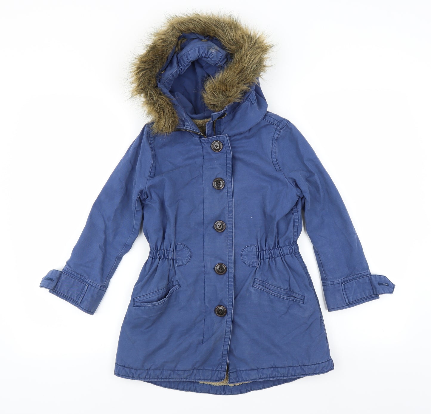 Gap Girls Blue   Jacket Coat Size 6-7 Years