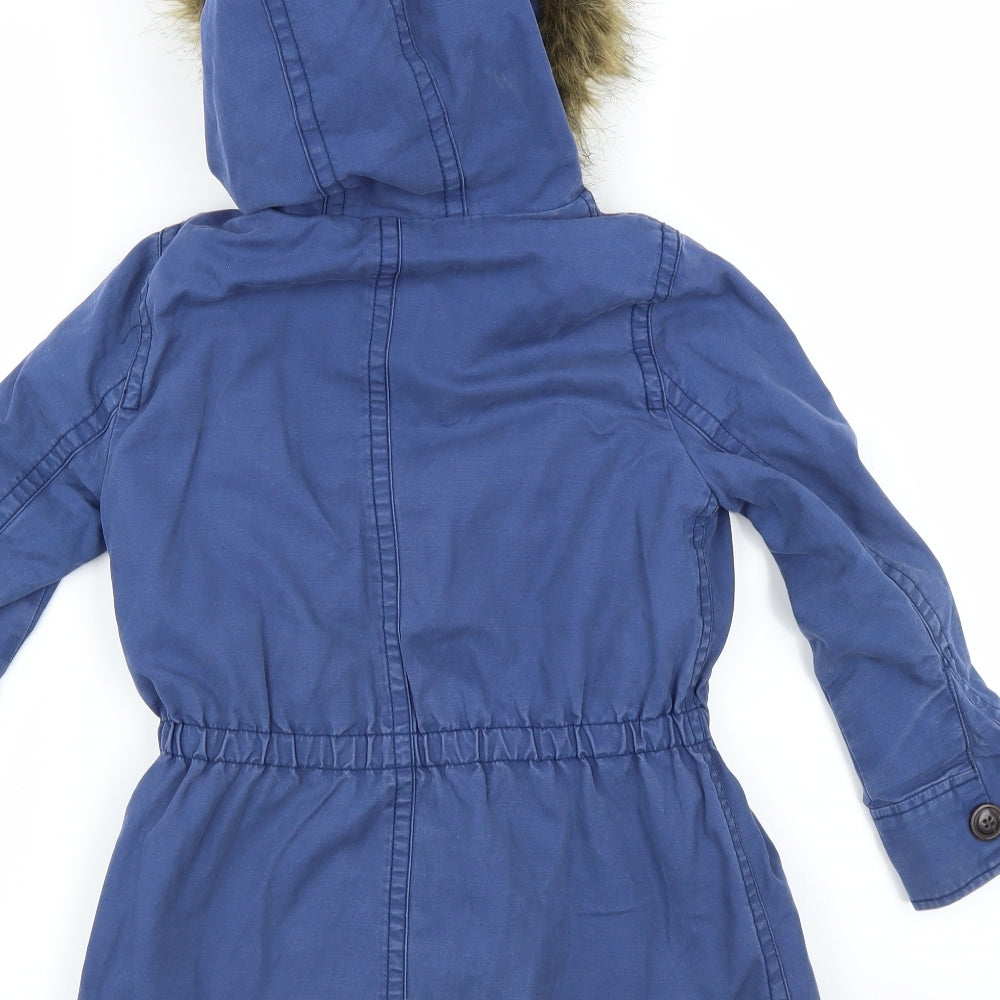 Gap Girls Blue   Jacket Coat Size 6-7 Years