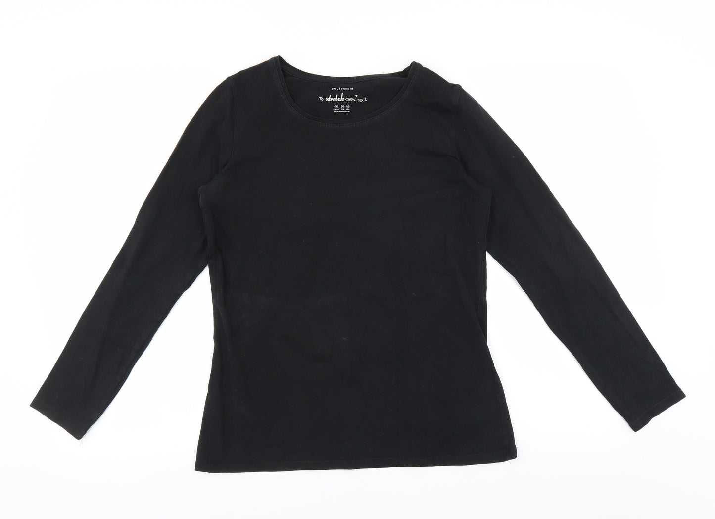 Primark Womens Black   Basic T-Shirt Size 16