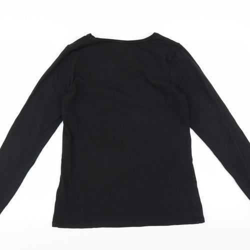 Primark Womens Black   Basic T-Shirt Size 16