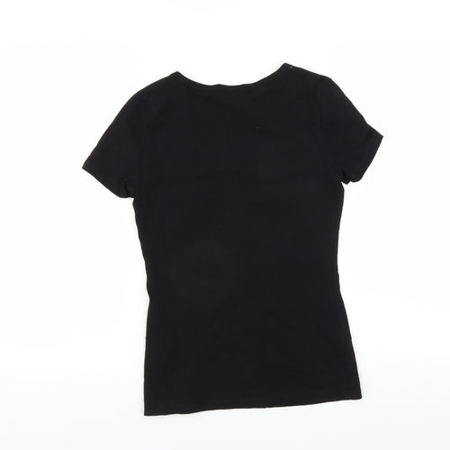 H&M Womens Black   Basic T-Shirt Size S
