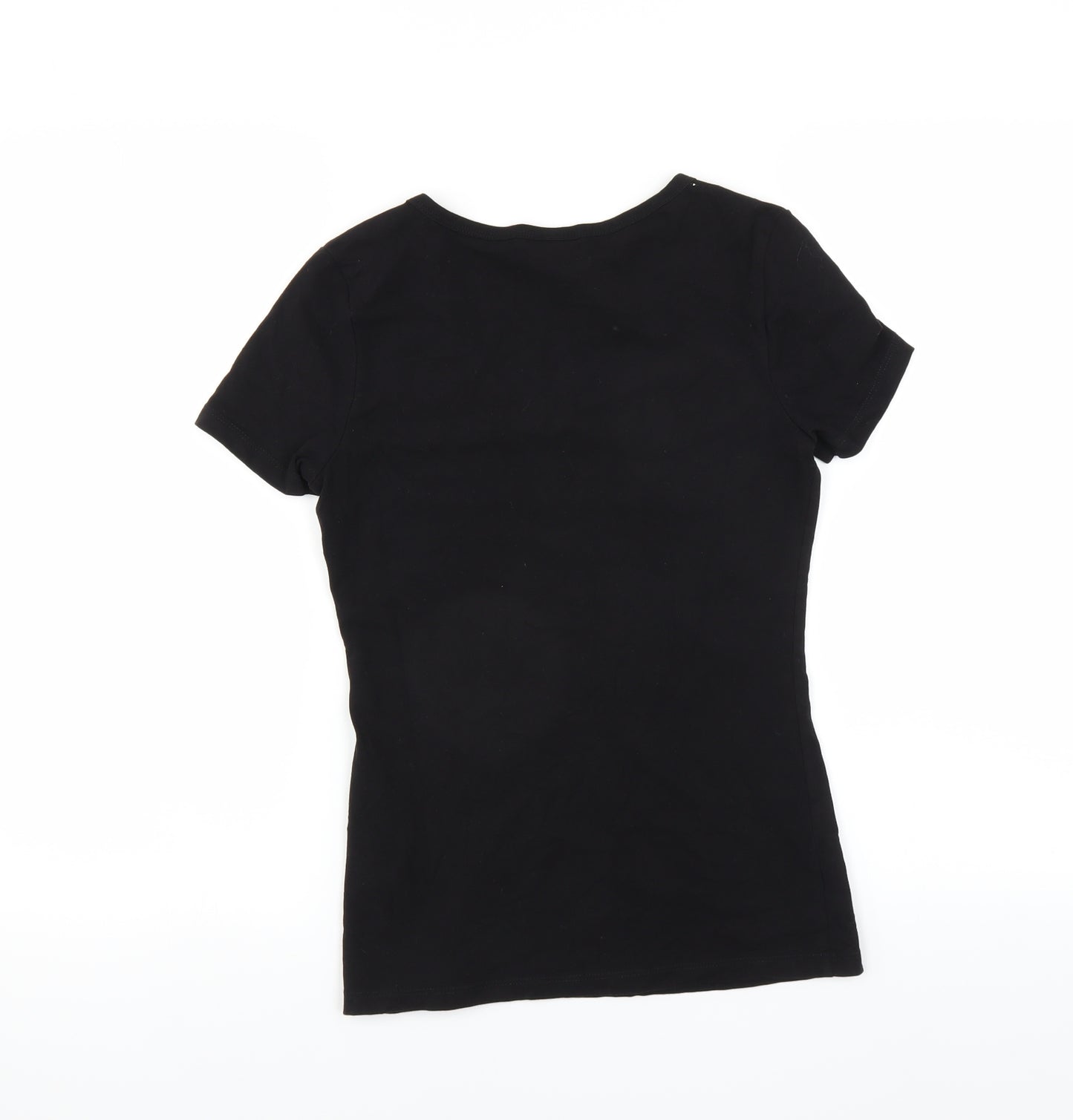 H&M Womens Black   Basic T-Shirt Size S