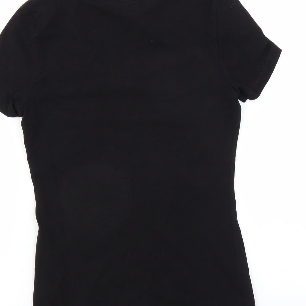 H&M Womens Black   Basic T-Shirt Size S