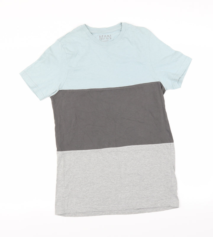 Boohoo Man Mens Grey T-Shirt Size S