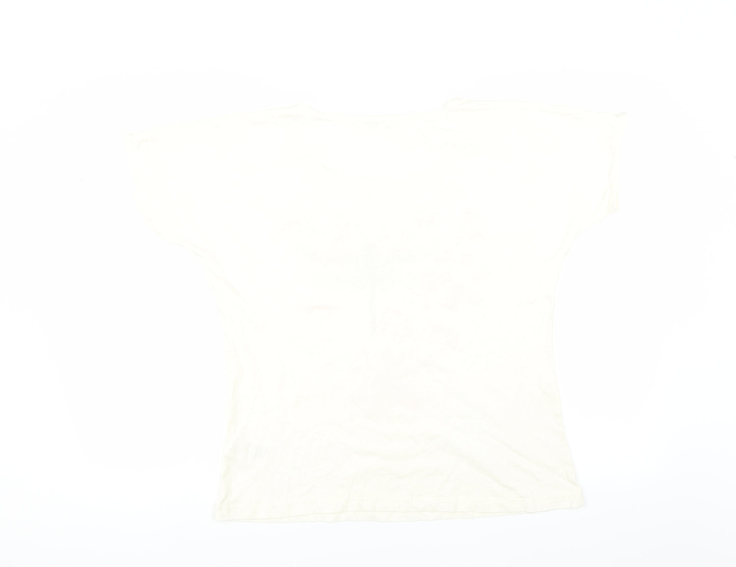 Damart Womens Ivory   Basic T-Shirt Size 14