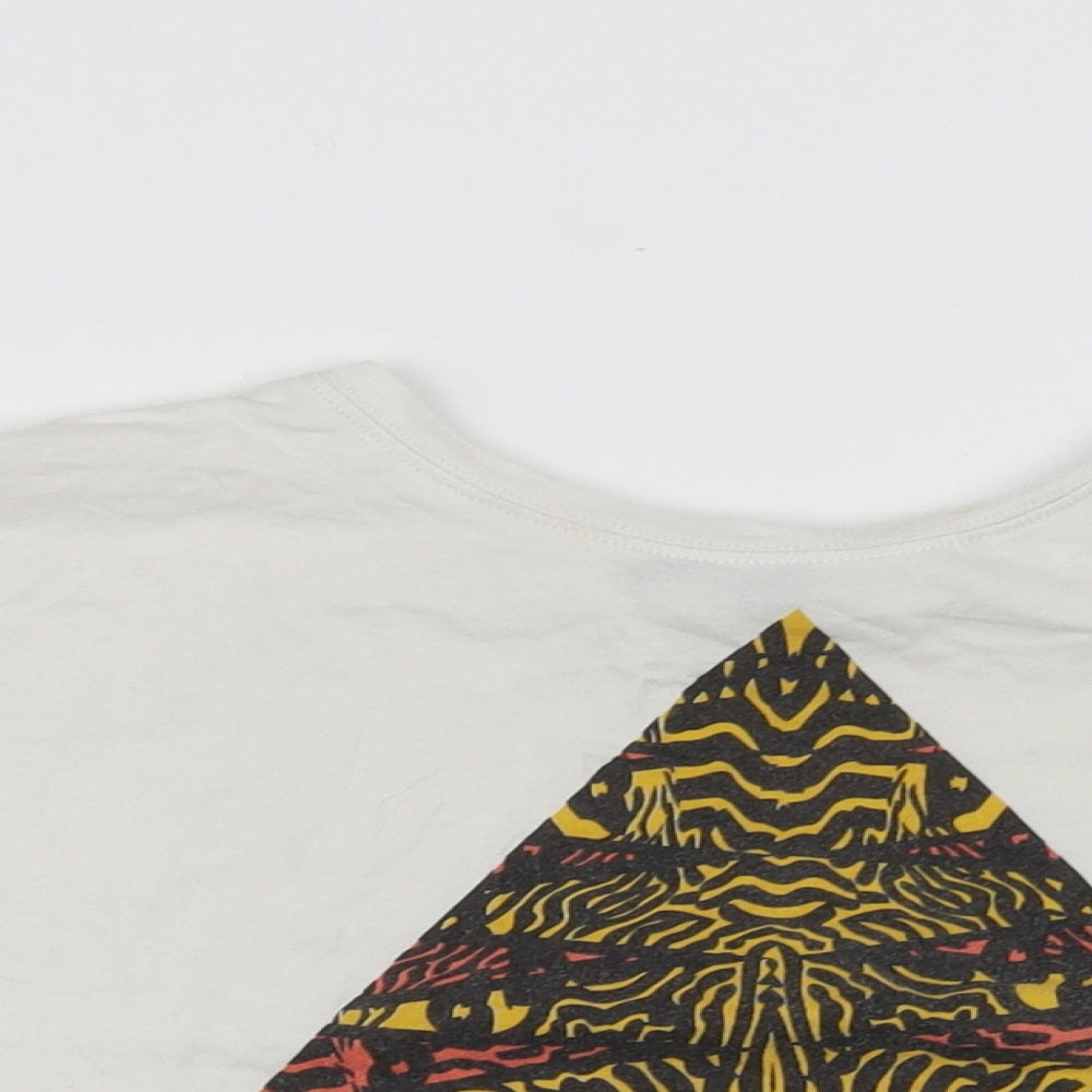 Topshop Womens White   Basic T-Shirt Size 8