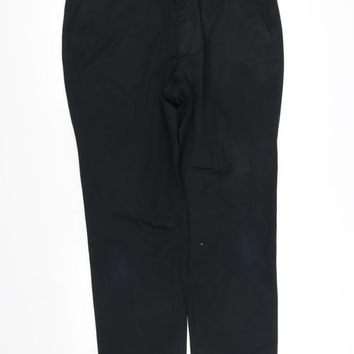 m&s Womens Black   Trousers  Size L L32 in