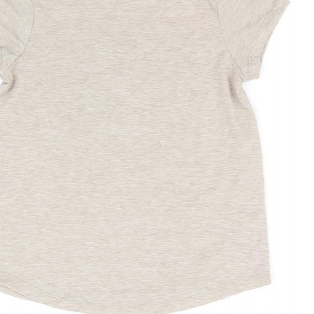 TU Girls Grey   Basic T-Shirt Size 9 Years