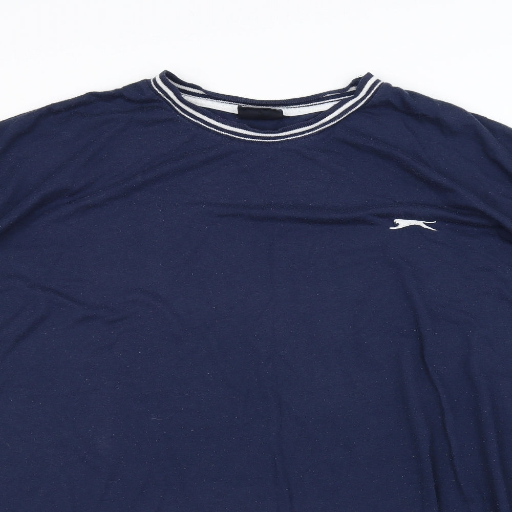 Slazenger Mens Blue   Pullover Sweatshirt Size 3XL