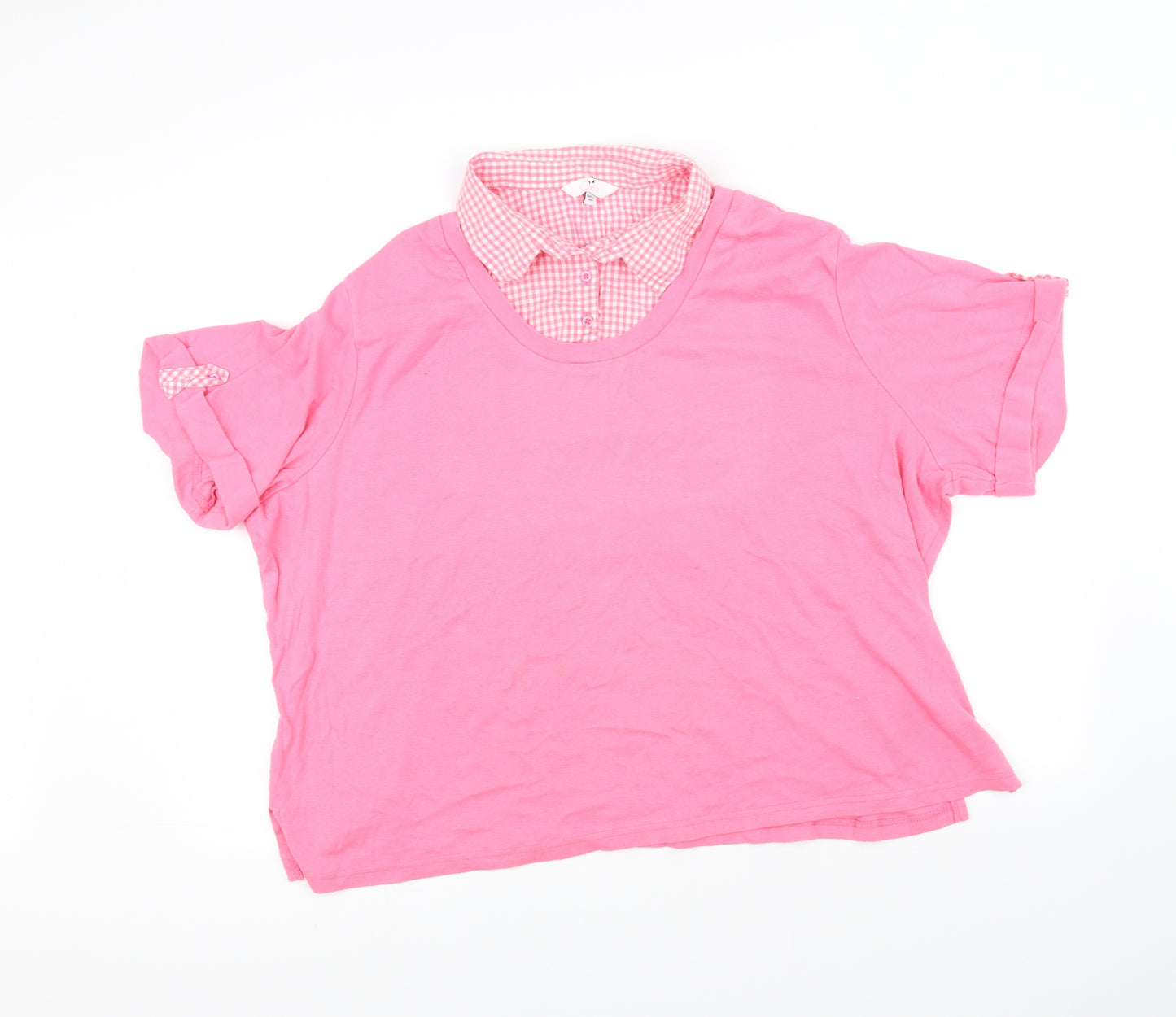 juipa Womens Pink   Basic Button-Up Size 26