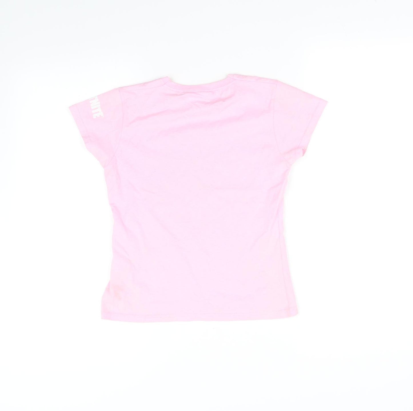 Fortnite Girls Pink   Basic T-Shirt Size S