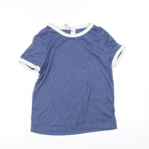 Divided Womens Blue   Basic T-Shirt Size S