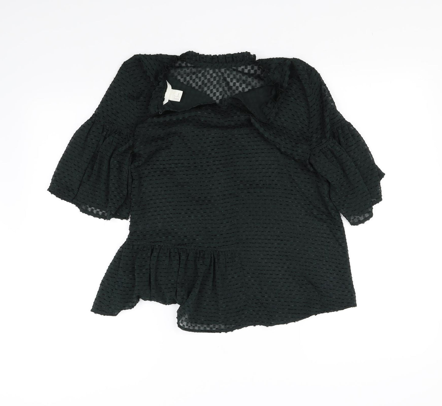 H&M Womens Black   Basic Blouse Size 6
