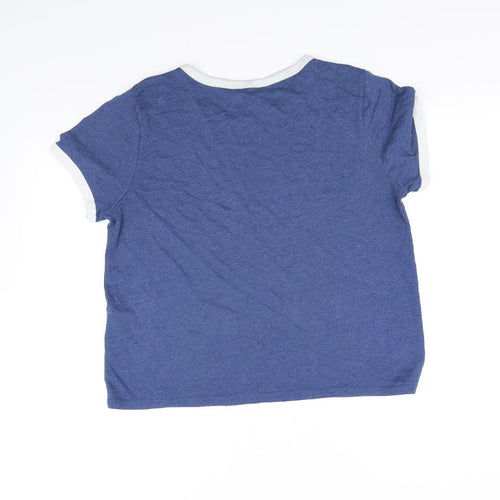 Divided Womens Blue   Basic T-Shirt Size L