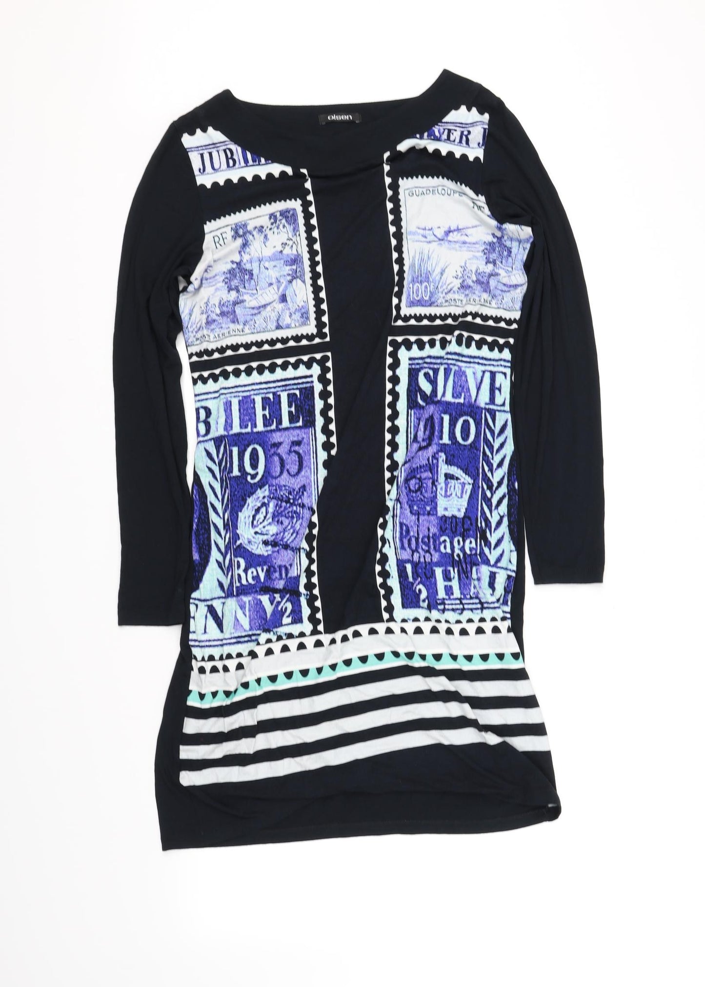 Olsen Womens Black   Fit & Flare  Size 12