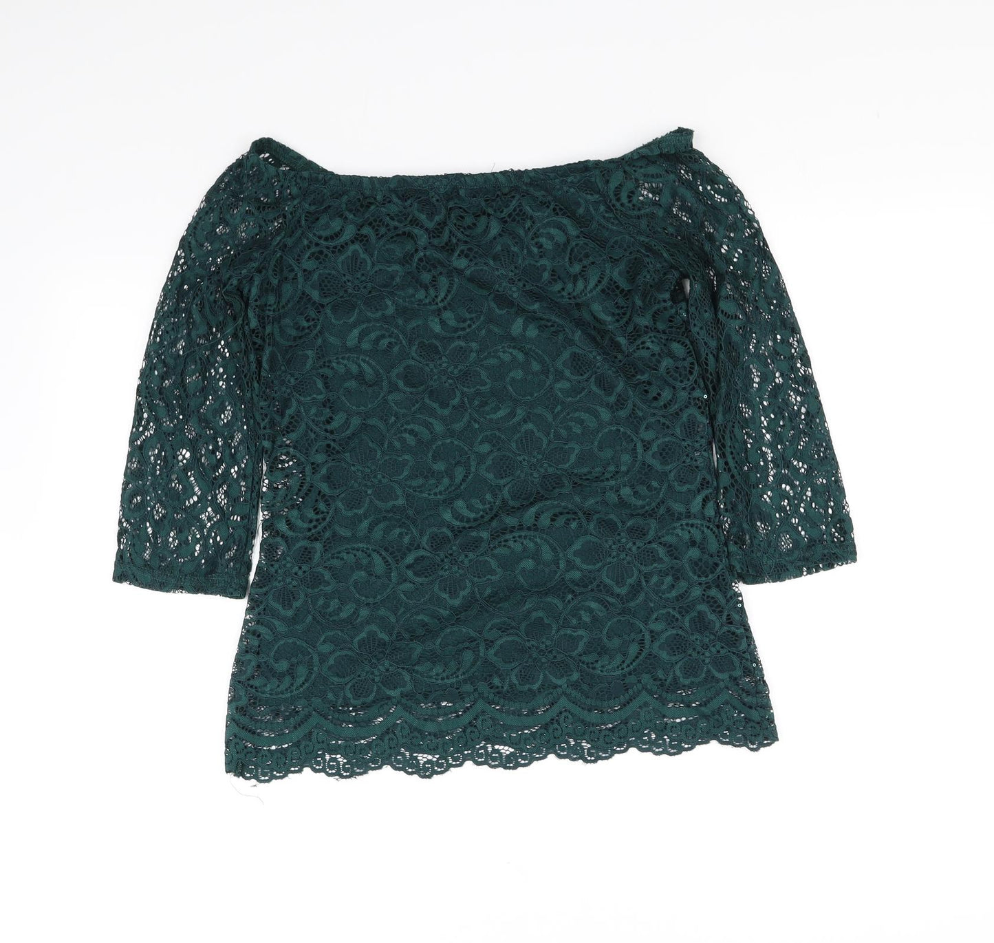 dorothy perkis Womens Green   Basic Blouse Size 8