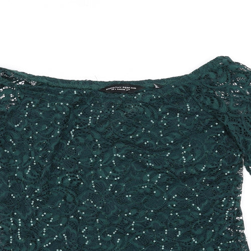 dorothy perkis Womens Green   Basic Blouse Size 8