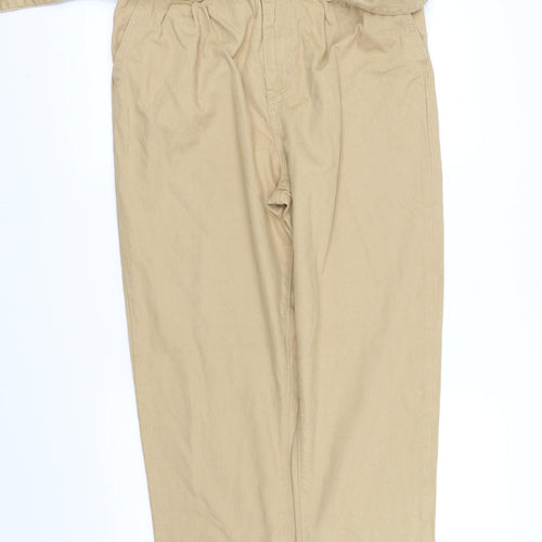 deniem co Womens Beige   Trousers  Size 16 L32 in