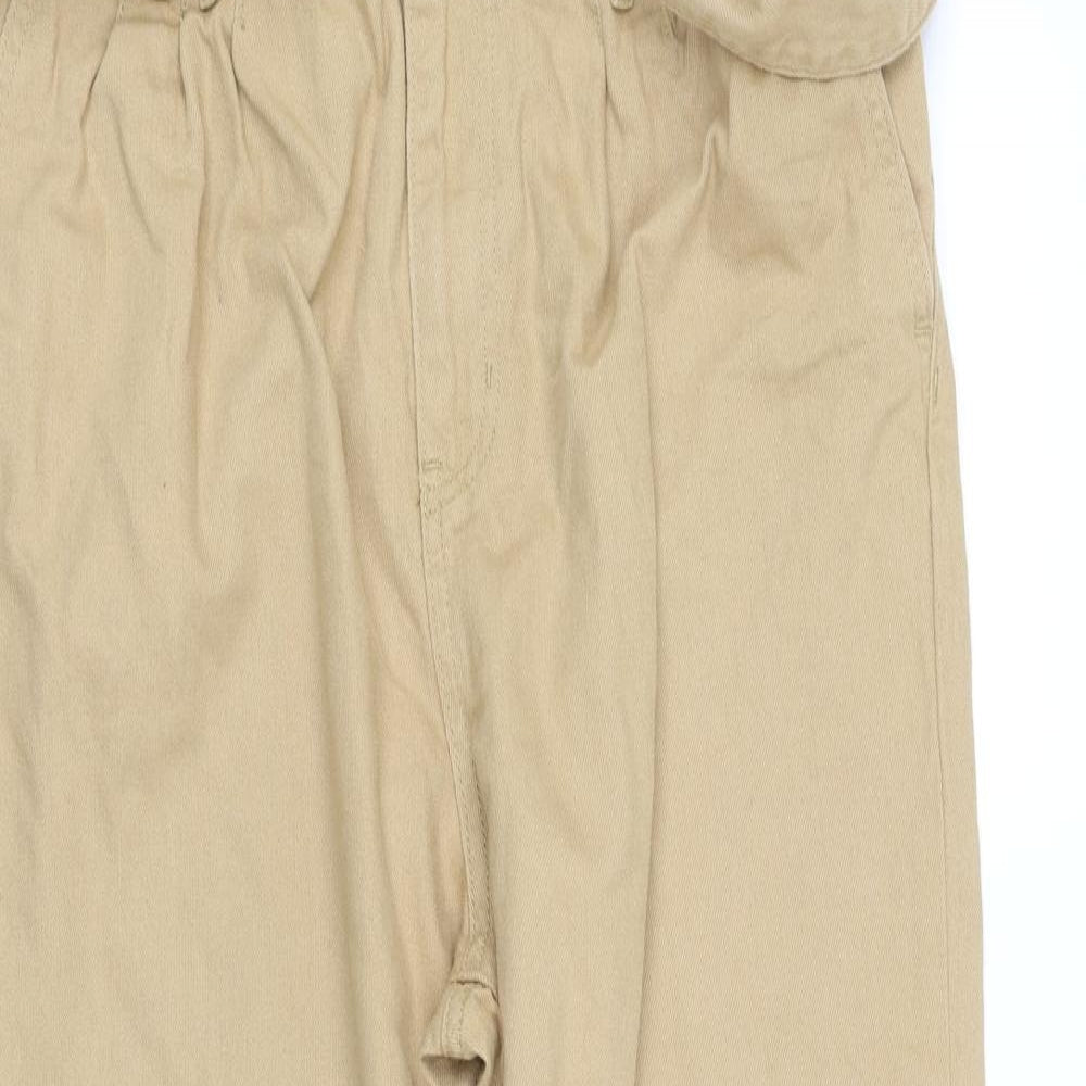 deniem co Womens Beige   Trousers  Size 16 L32 in