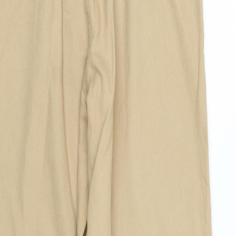 deniem co Womens Beige   Trousers  Size 16 L32 in
