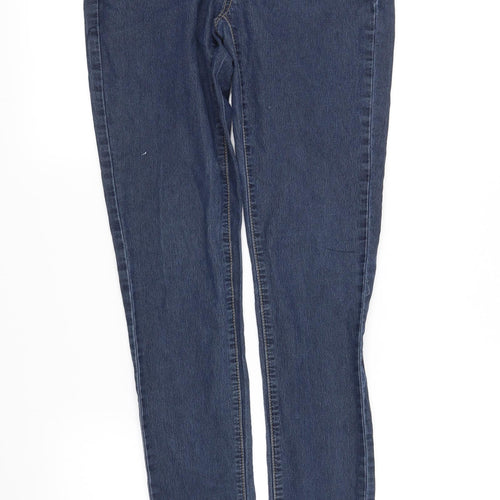 deniem & co Womens Blue   Straight Jeans Size 8 L32 in