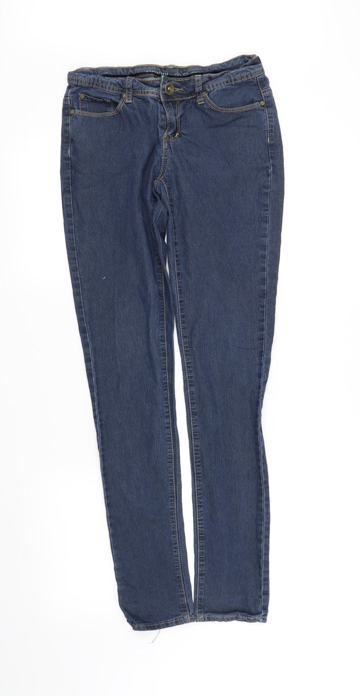 deniem & co Womens Blue   Straight Jeans Size 8 L32 in