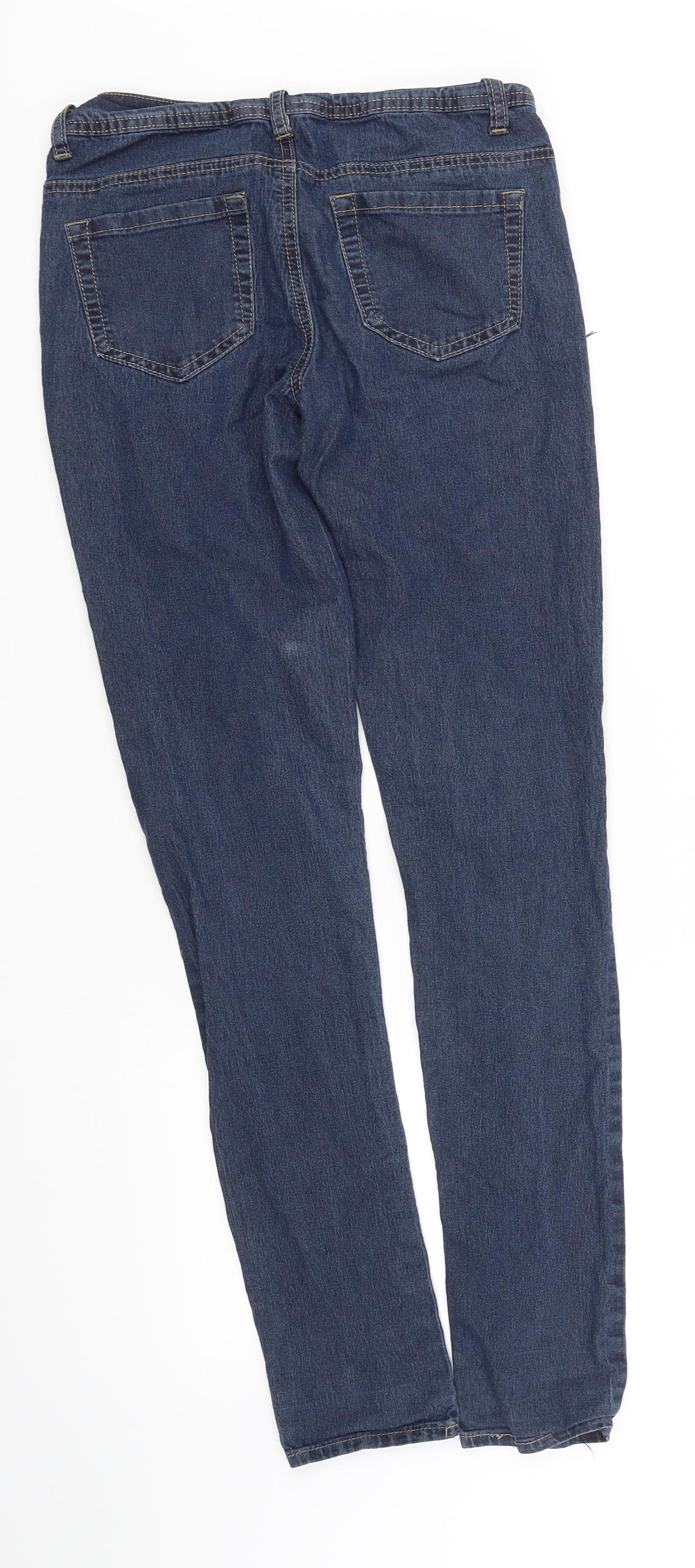 deniem & co Womens Blue   Straight Jeans Size 8 L32 in