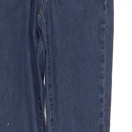 deniem & co Womens Blue   Straight Jeans Size 8 L32 in