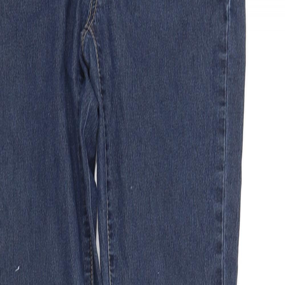 deniem & co Womens Blue   Straight Jeans Size 8 L32 in