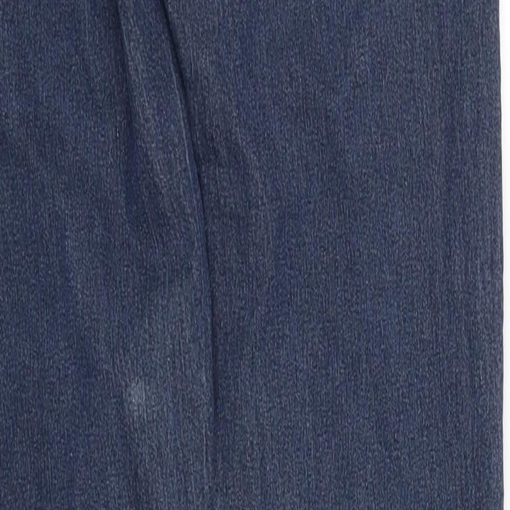 deniem & co Womens Blue   Straight Jeans Size 8 L32 in