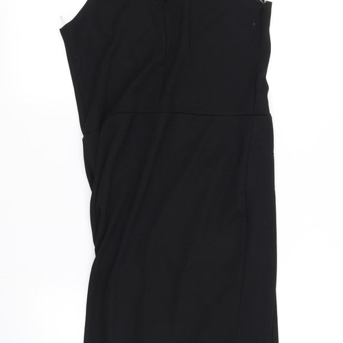Miss Posh Womens Black   Fit & Flare  Size S