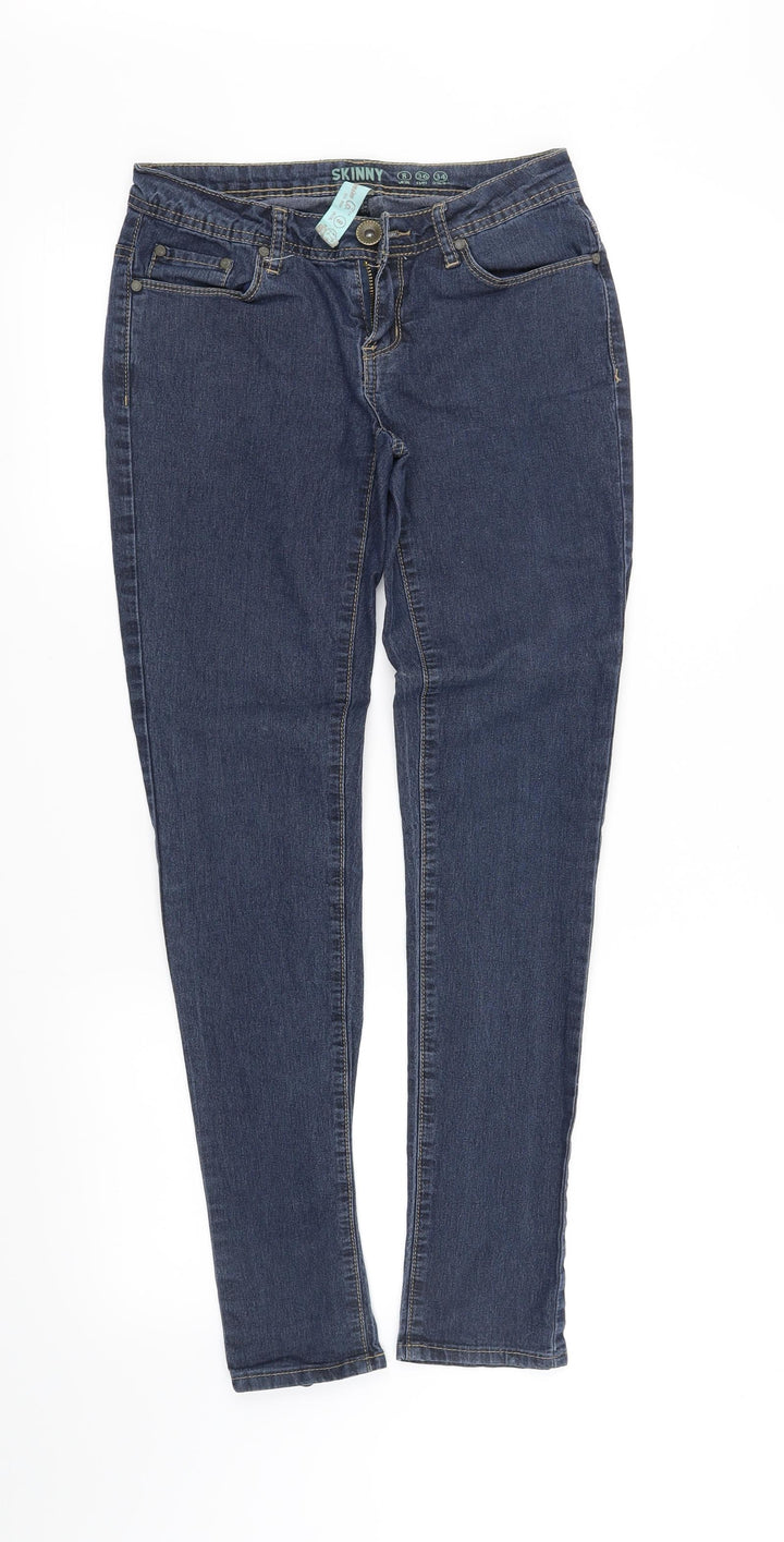 deniem co Womens Blue   Straight Jeans Size 8 L29 in