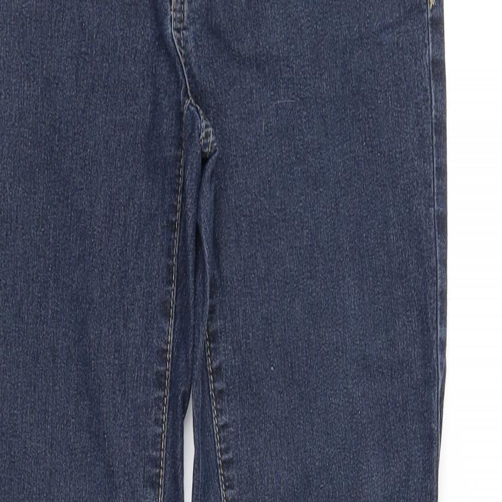 deniem co Womens Blue   Straight Jeans Size 8 L29 in